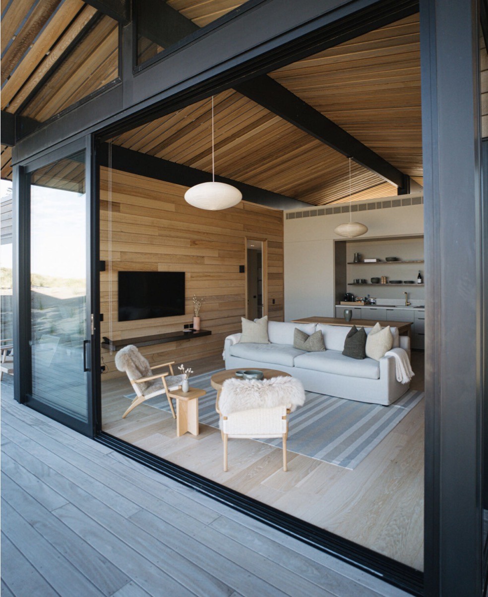 The finished cottage interior.